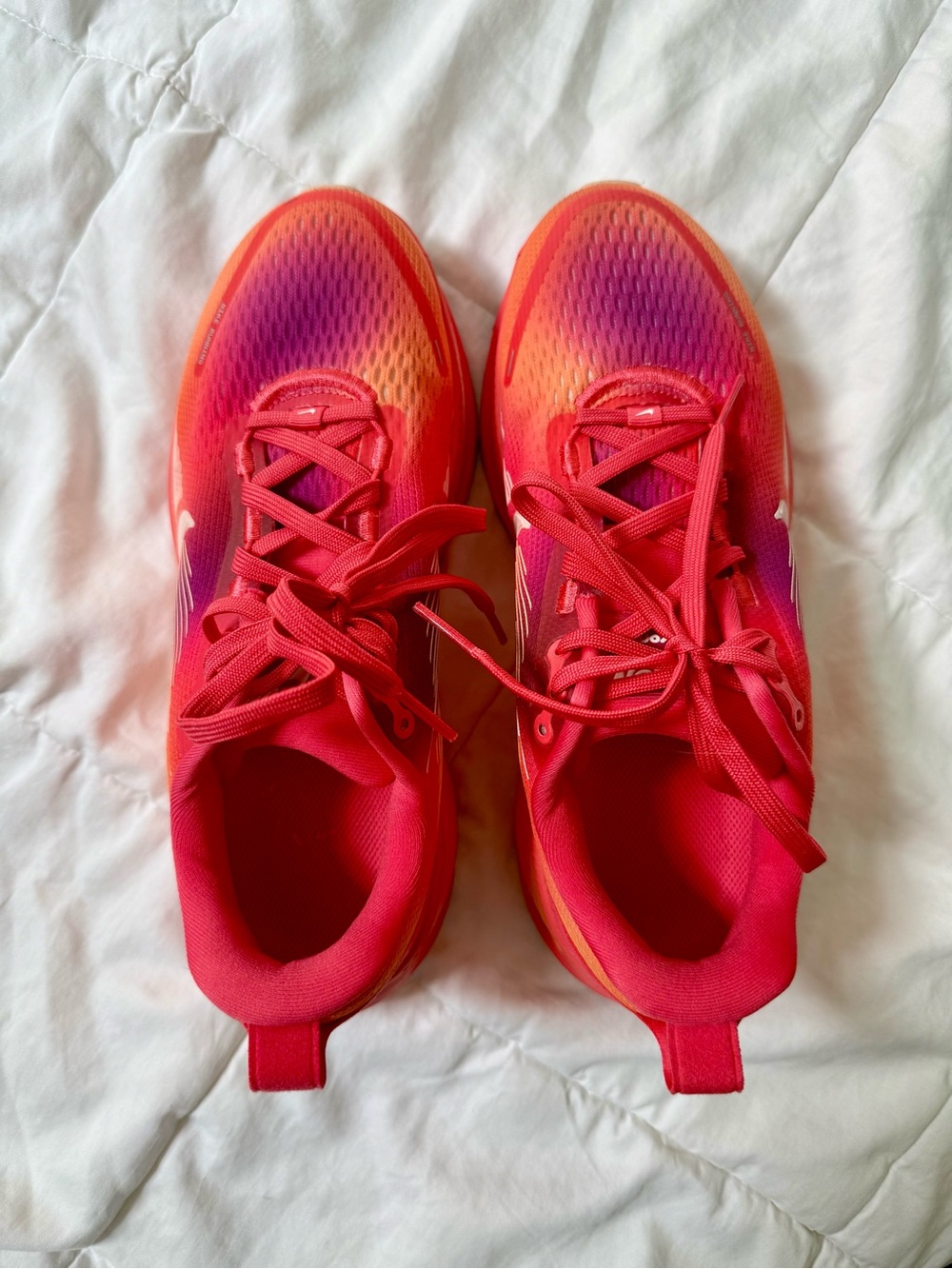 Nike Women's Vomero 18 Running Shoes Bolt Orange/Deep Red Size 8 ZoomX Foam - Picture 6 of 14